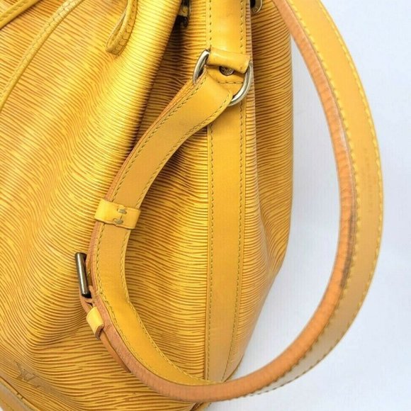 Auth Louis Vuitton Noe Yellow Epi Leather Bucket - Picture 4 of 11